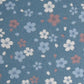 Shiki Futon Cherry Blossom Blue Removable COVER ONLY