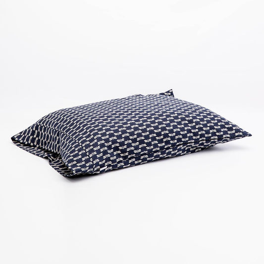 J-Life New Tombo Navy Pillowcase