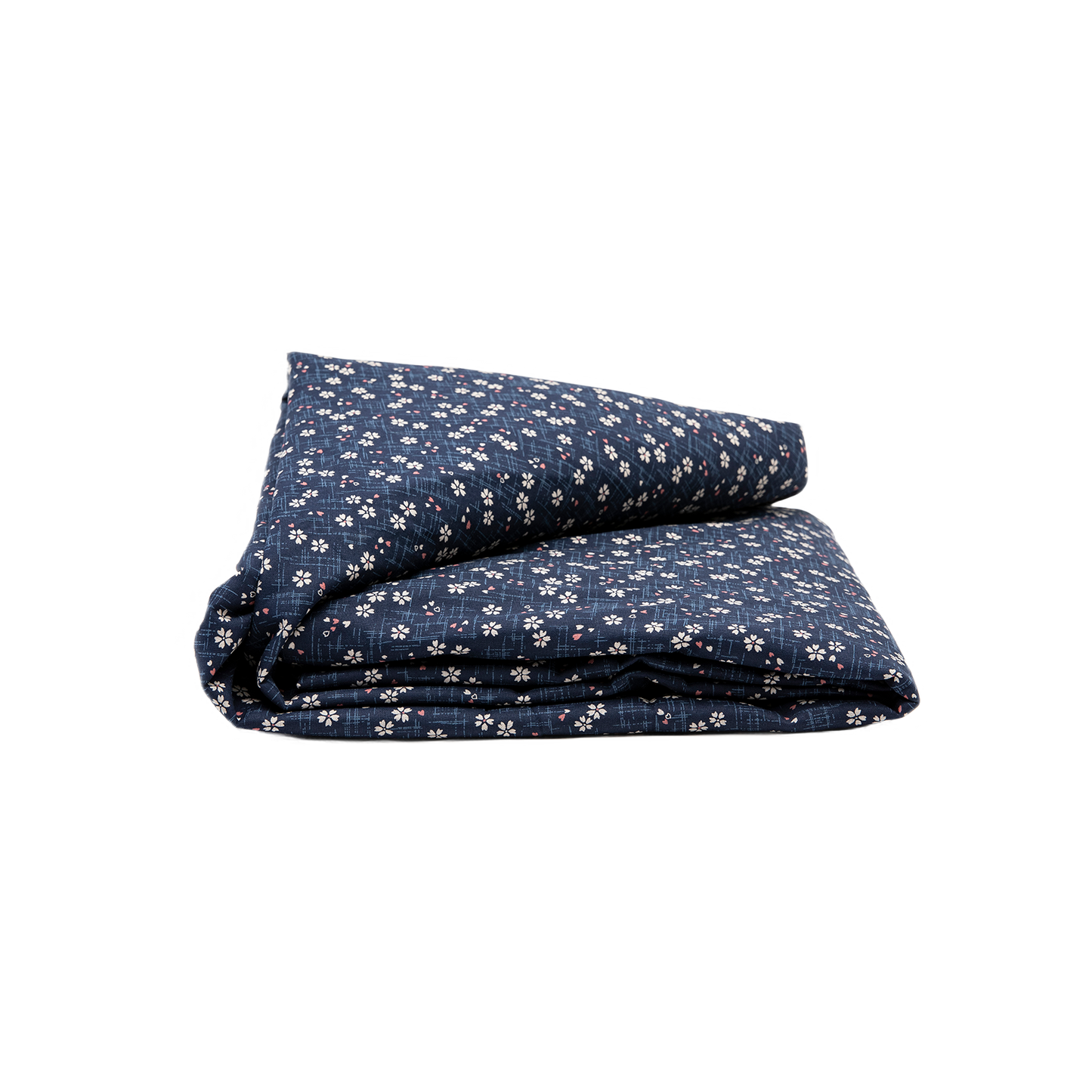 J-Life Sakura Navy Custom Kakefuton with Removable Cover_Kakefutons_Kakefuton with custom cover_Japan Tradition_Sleep System_Handmade__1__2__3