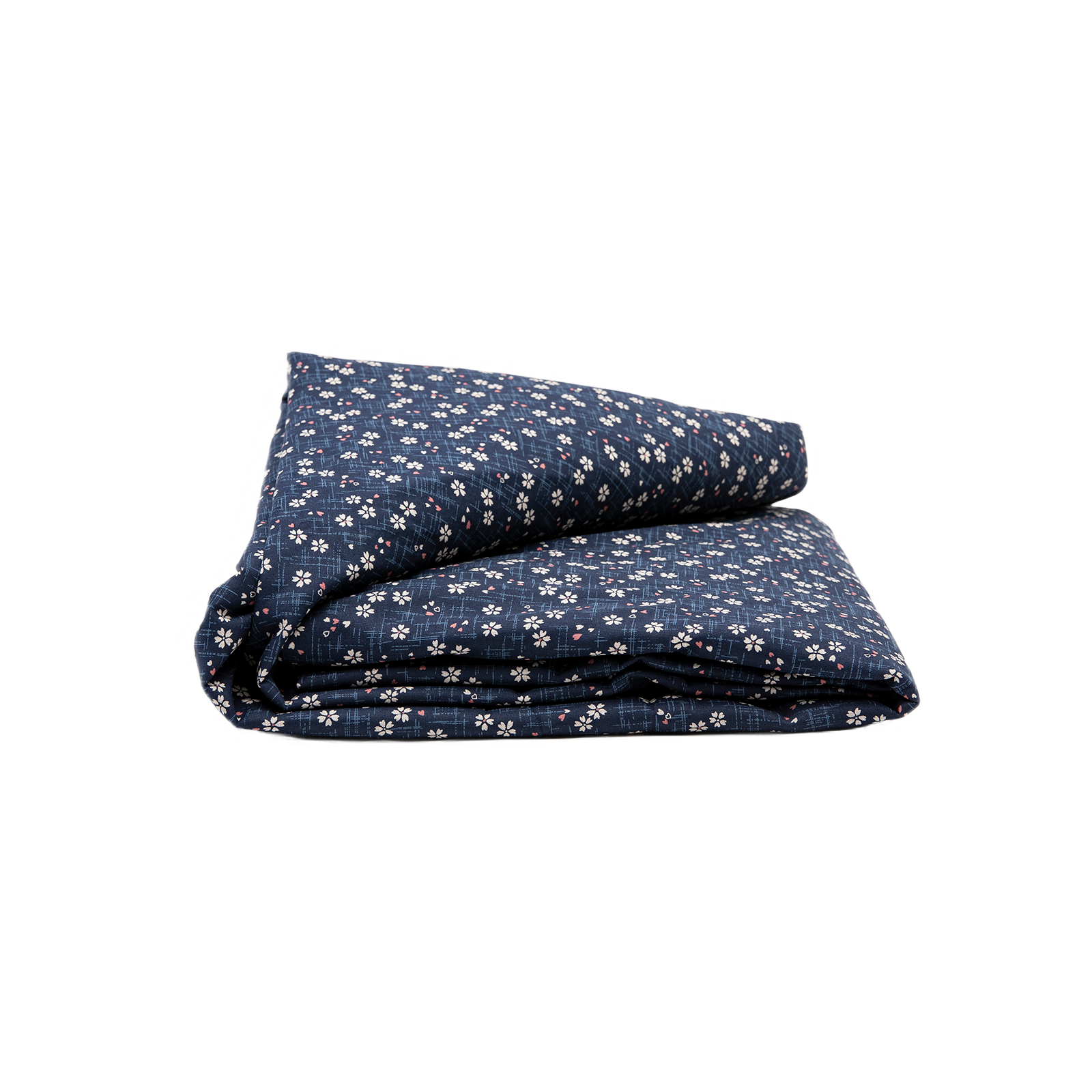 J-Life Sakura Navy Custom Kakefuton with Removable Cover_Kakefutons_Kakefuton with custom cover_Japan Tradition_Sleep System_Handmade__1__2__3