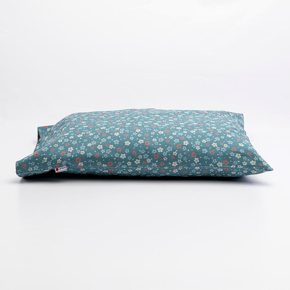 J-Life Cherry Blossom Blue Pillowcase_Pillows & Shams
