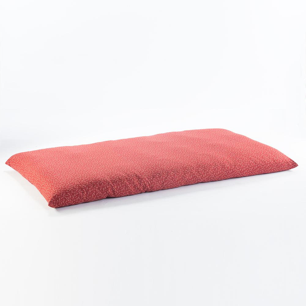 Shiki Futon Tombo Red Removable COVER ONLY