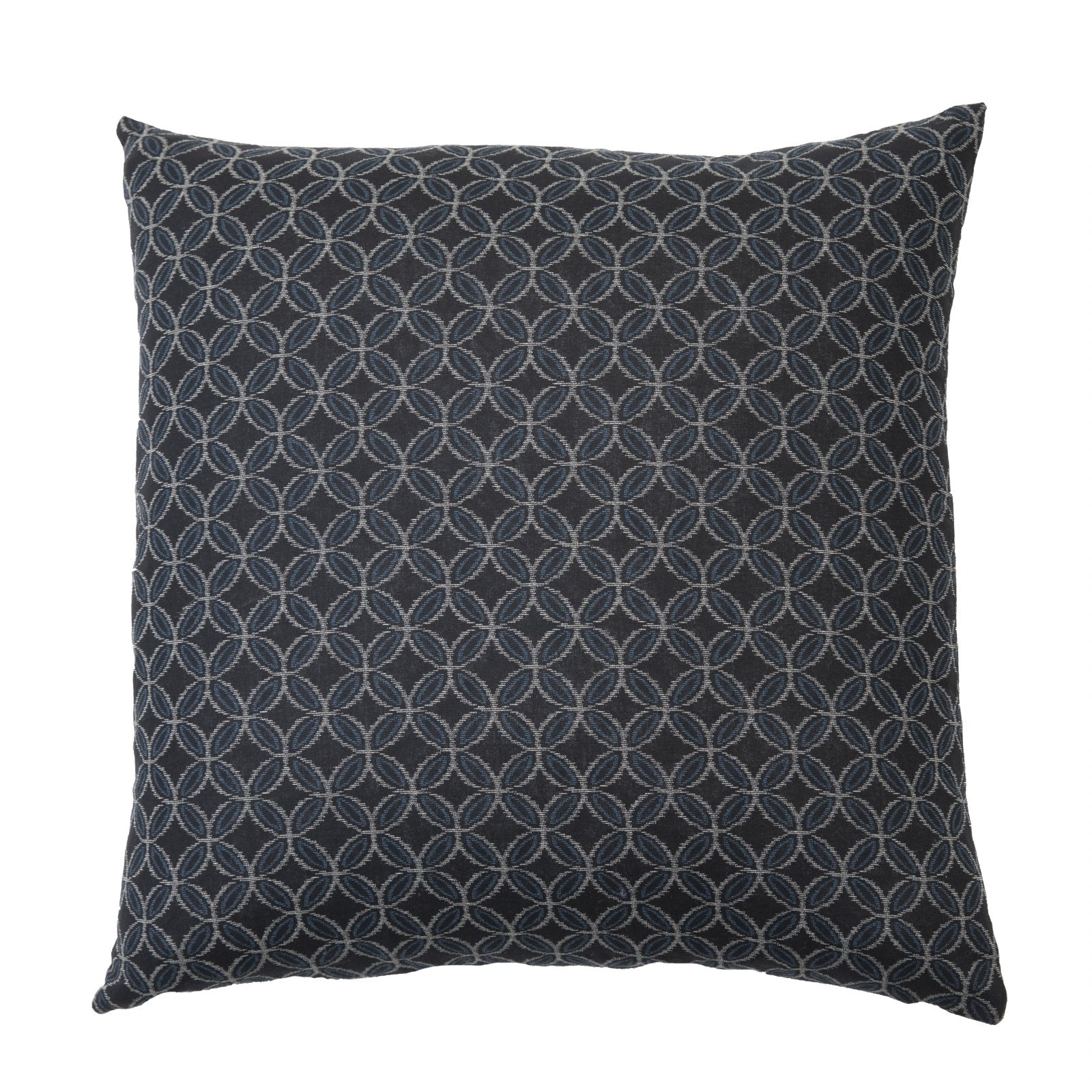 Marugata Navy Throw Pillow