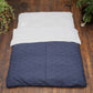 J-Life Sakura Navy Custom Kakefuton with Removable Cover_Kakefutons_Kakefuton with custom cover_Japan Tradition_Sleep System