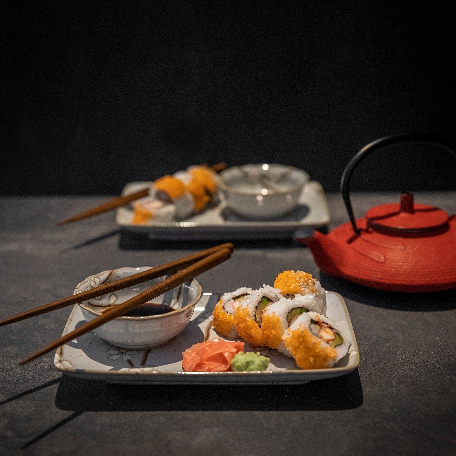 Sushi for Two Plate Set, Sakura_Lifestyle_Dining