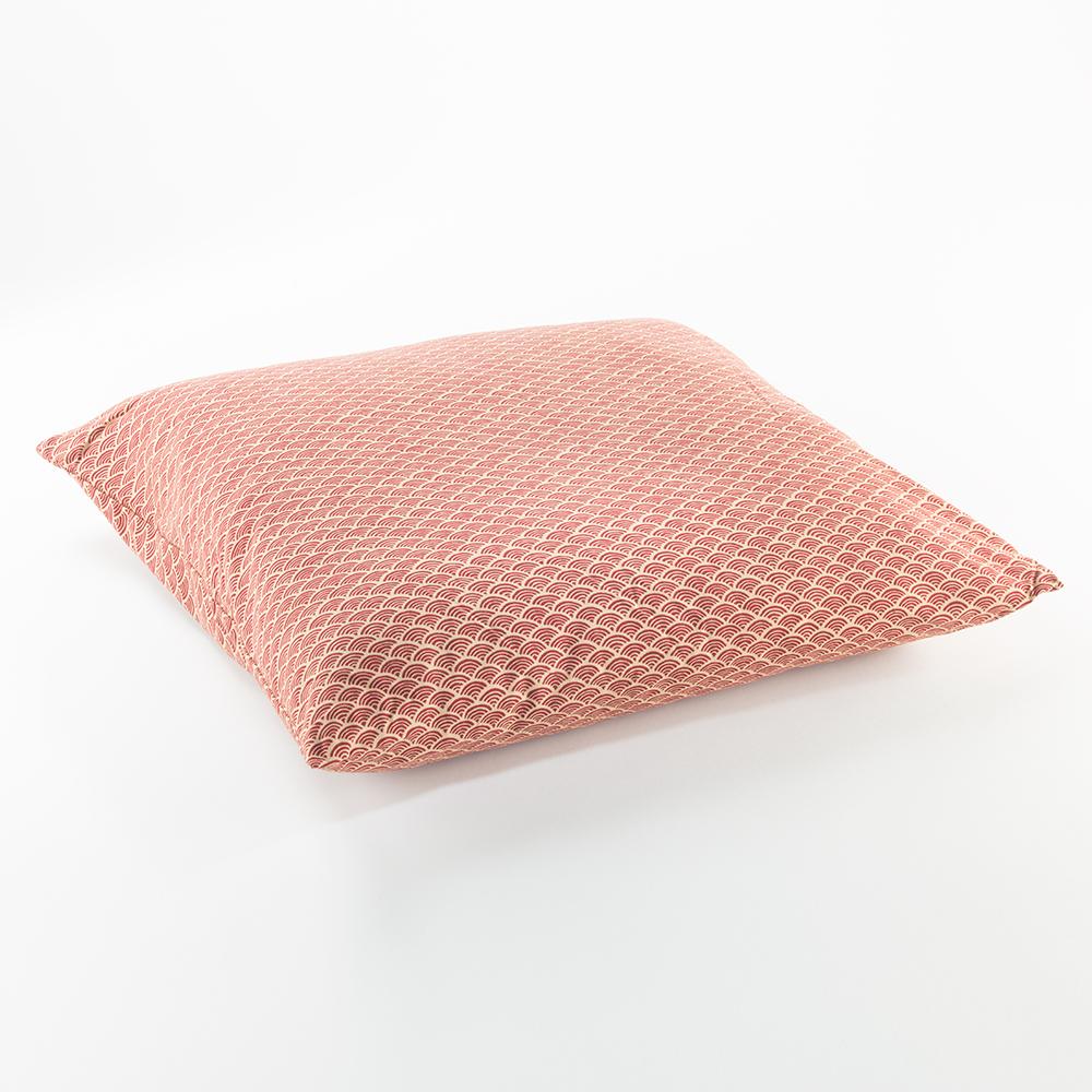 J-Life Nami Red Zabuton Floor Pillow