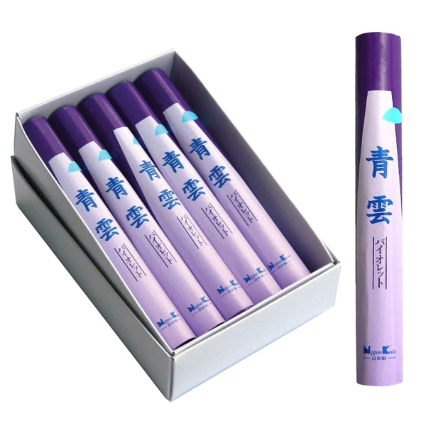 Seiun Violet Low Smoke Incense Rolls