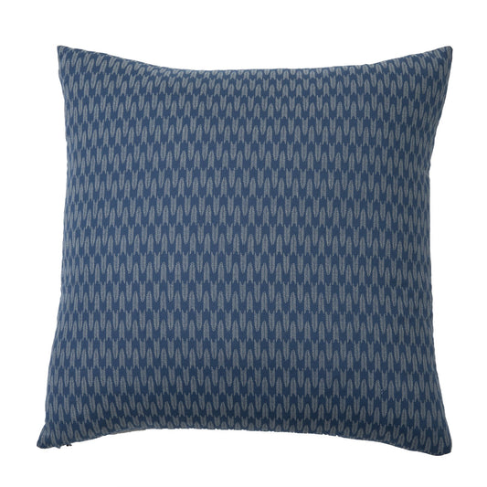 Ya Gasuri Light Blue Throw Pillow