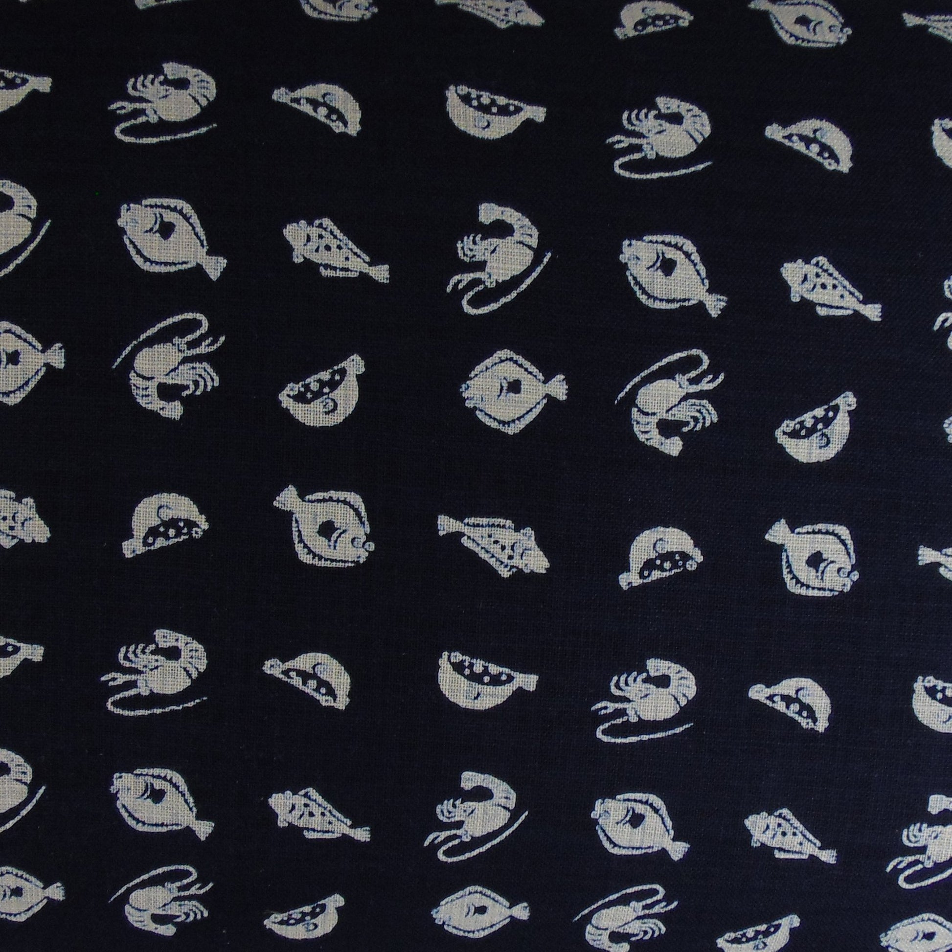 Imported Japanese Fabric - Marin Navy_Fabric_Imported from Japan_100% Cotton_Japanese Sleep System