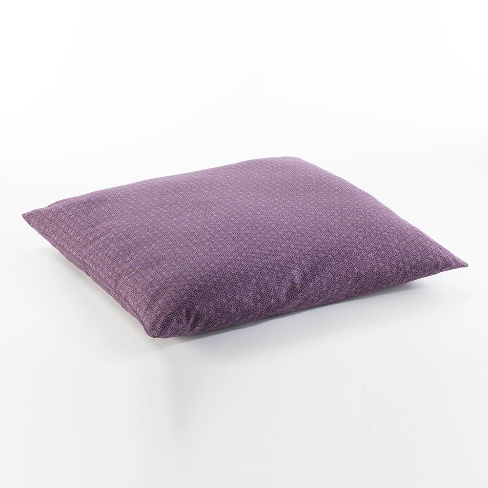 J-Life Asa No Ha Purple #3 Zabuton Floor Pillow