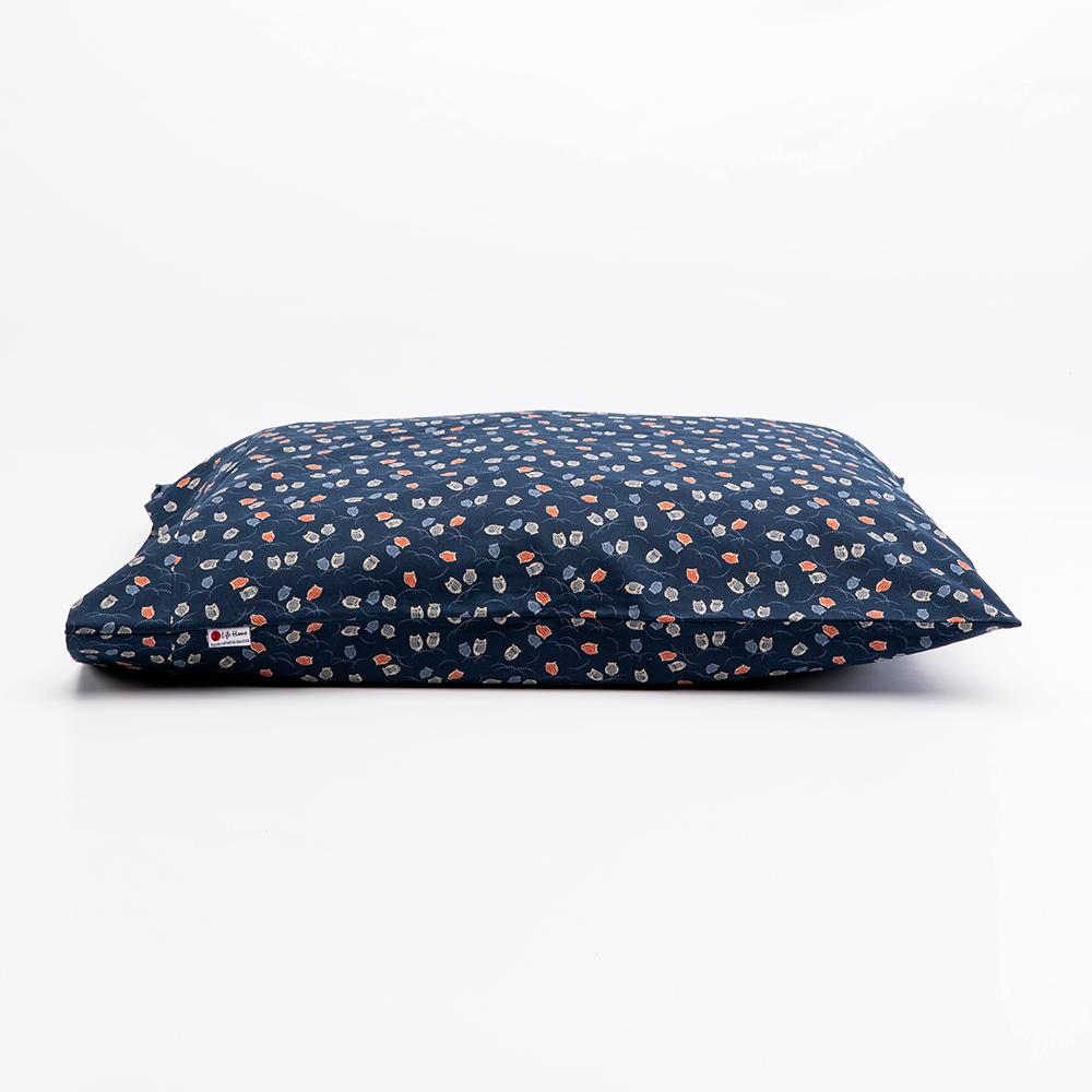 J-Life Fukurou Navy Pillowcase_Pillows & Shams