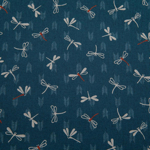 Imported Japanese Fabric- Tombo Blue #2 100% Cotton 