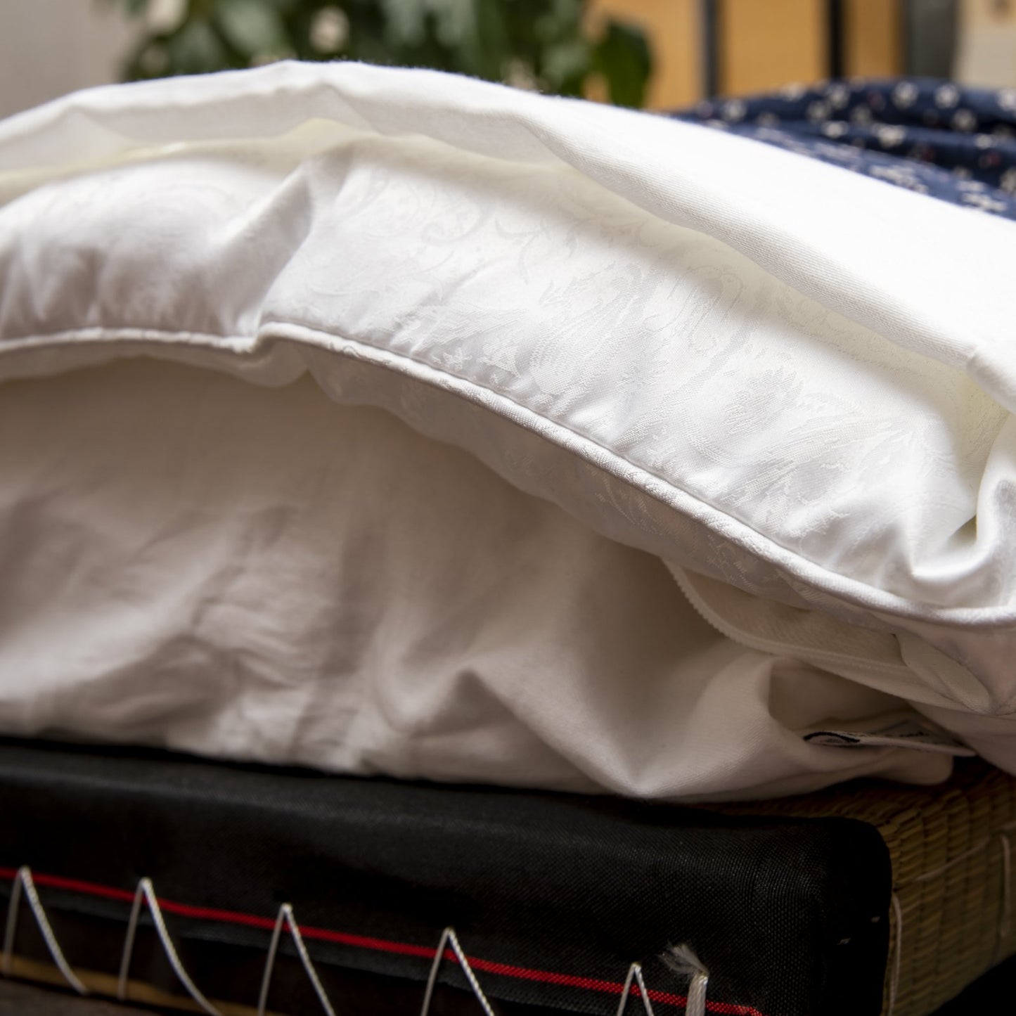 J-Life Sakura Navy Custom Kakefuton with Removable Cover_Kakefutons_Kakefuton with custom cover_Japan Tradition_Sleep System_Handmade__1__2__3__4