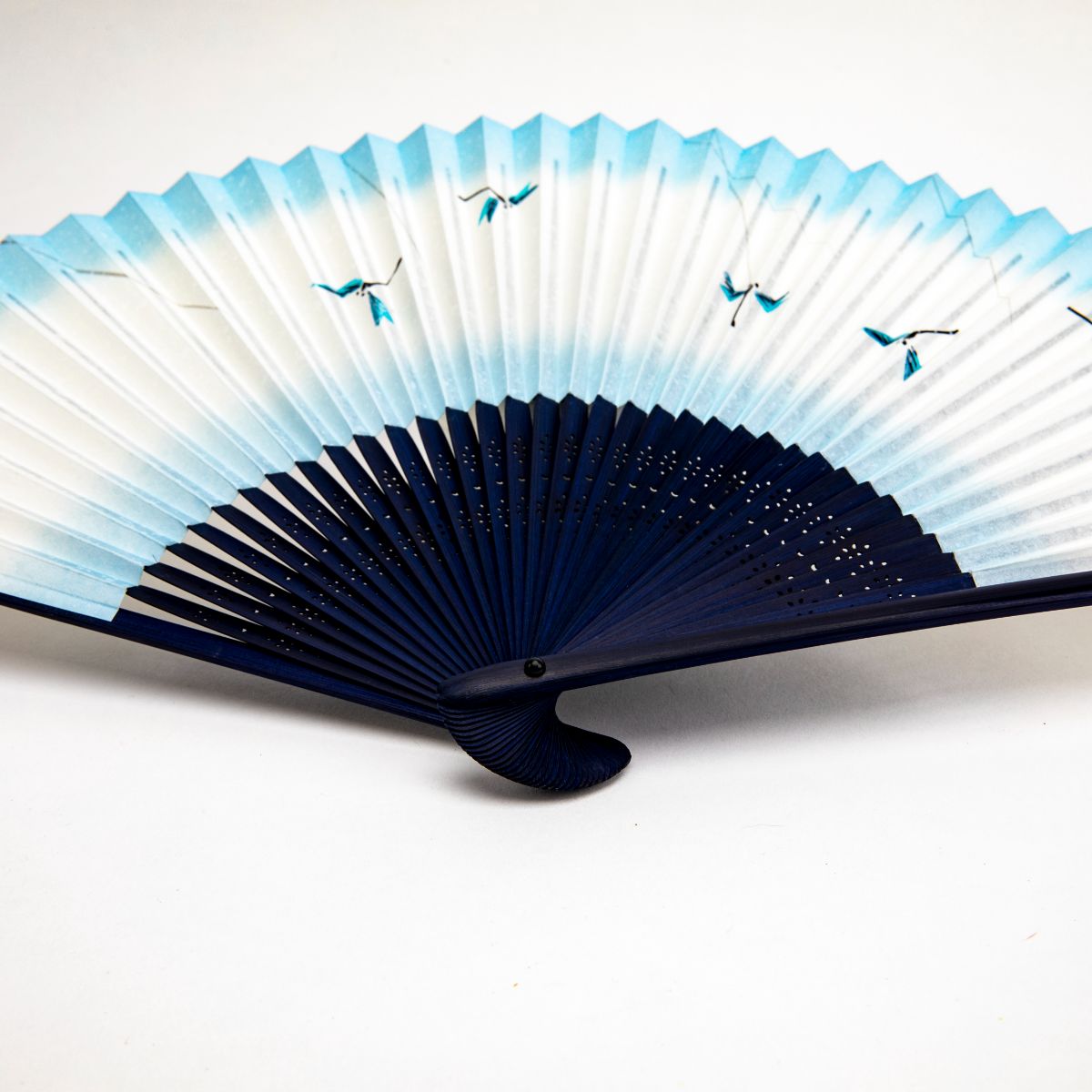 Traditional Japanese Sensu Hand Fan - Dragonfly