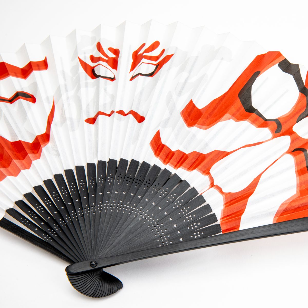 Traditional Japanese Sensu Hand Fan - Kabuki