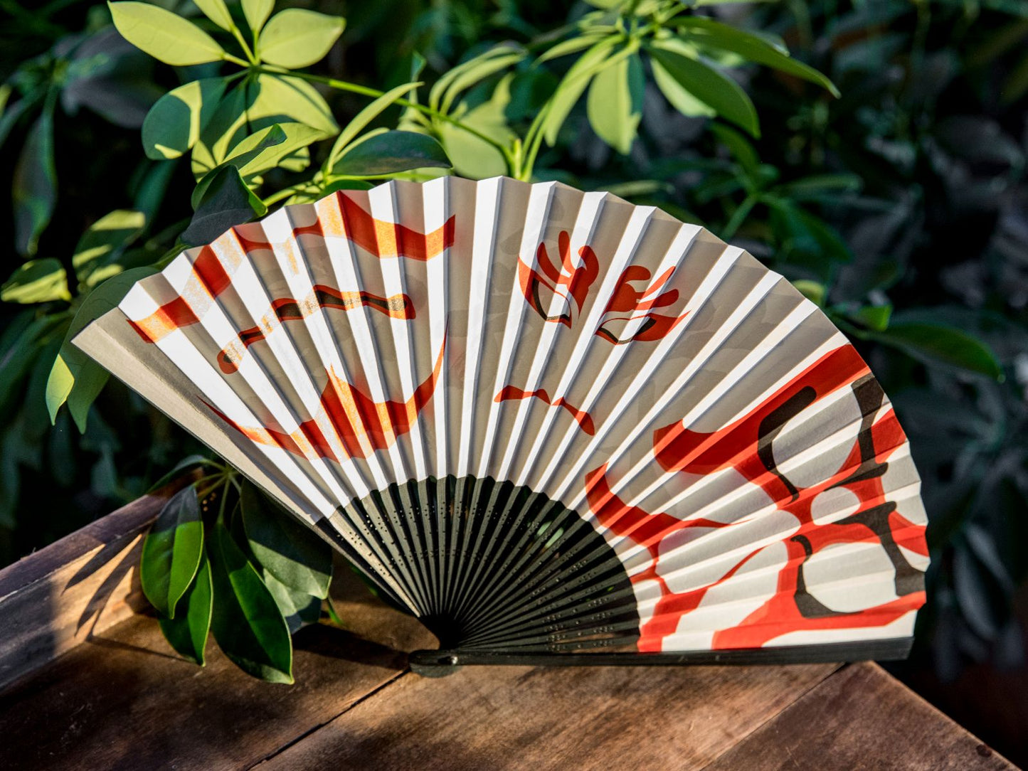 Traditional Japanese Sensu Hand Fan - Kabuki