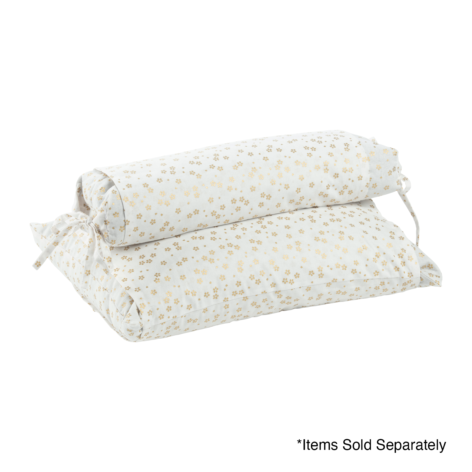 J-Life Sakura Gold Sparkle Buckwheat Hull Pillow