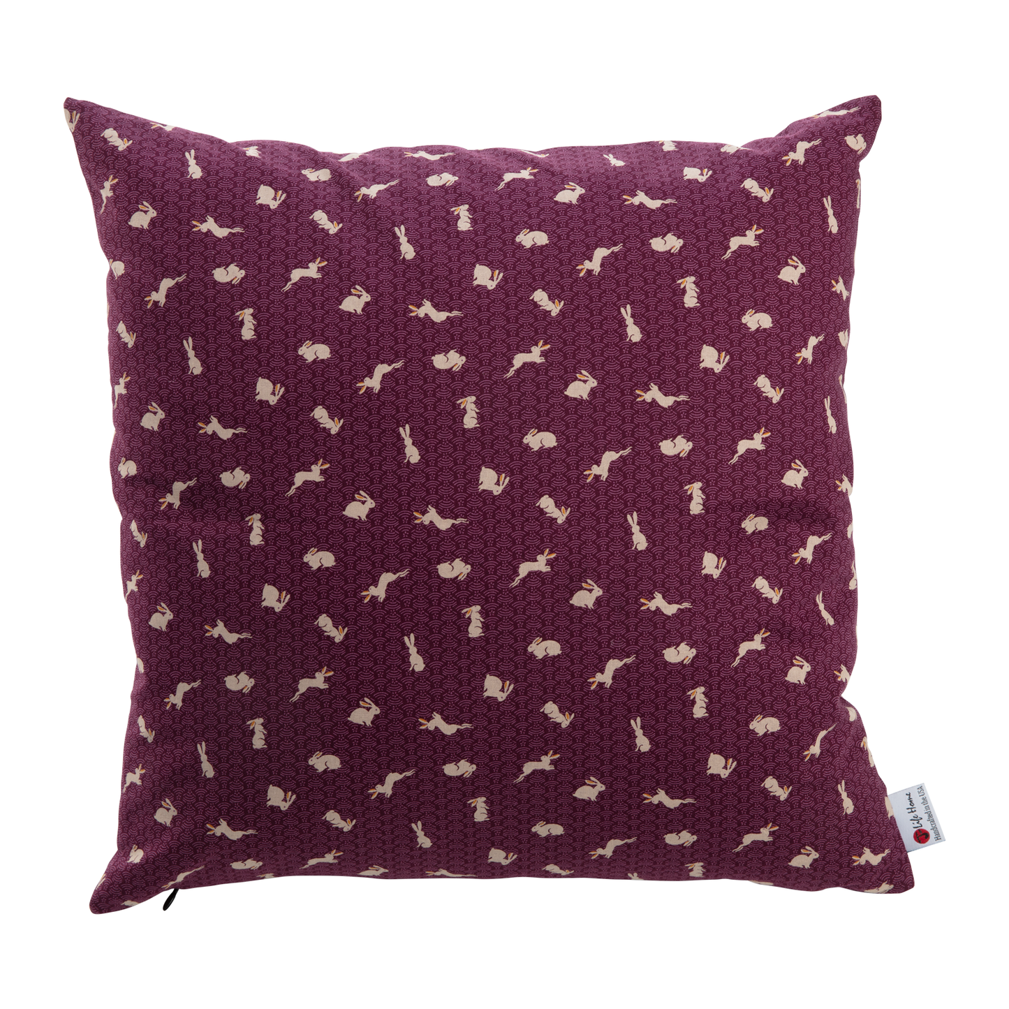 Usagi Purple Throw Pillow