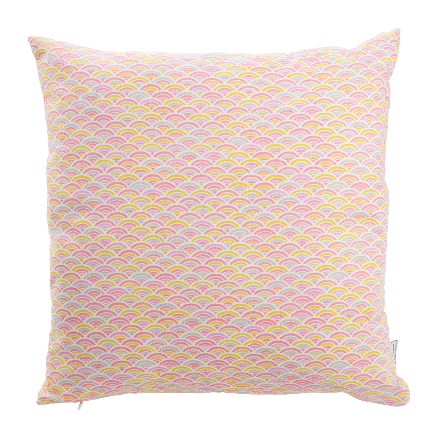 Colorful Seika Ha Pink Throw Pillow