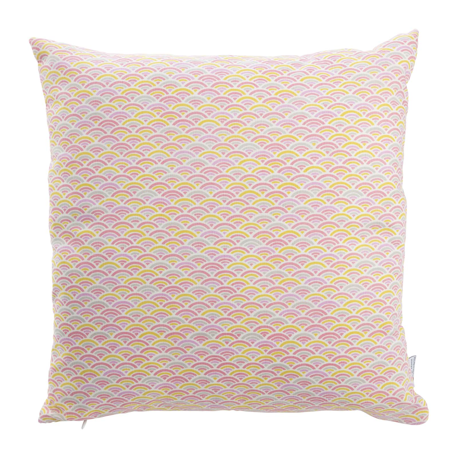 Colorful Seika Ha Pink Throw Pillow