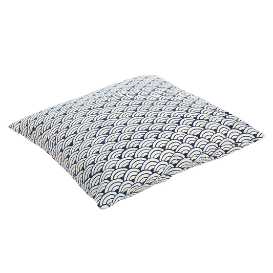 J-Life Jumbo Seika Ha Navy Zabuton Floor Pillow