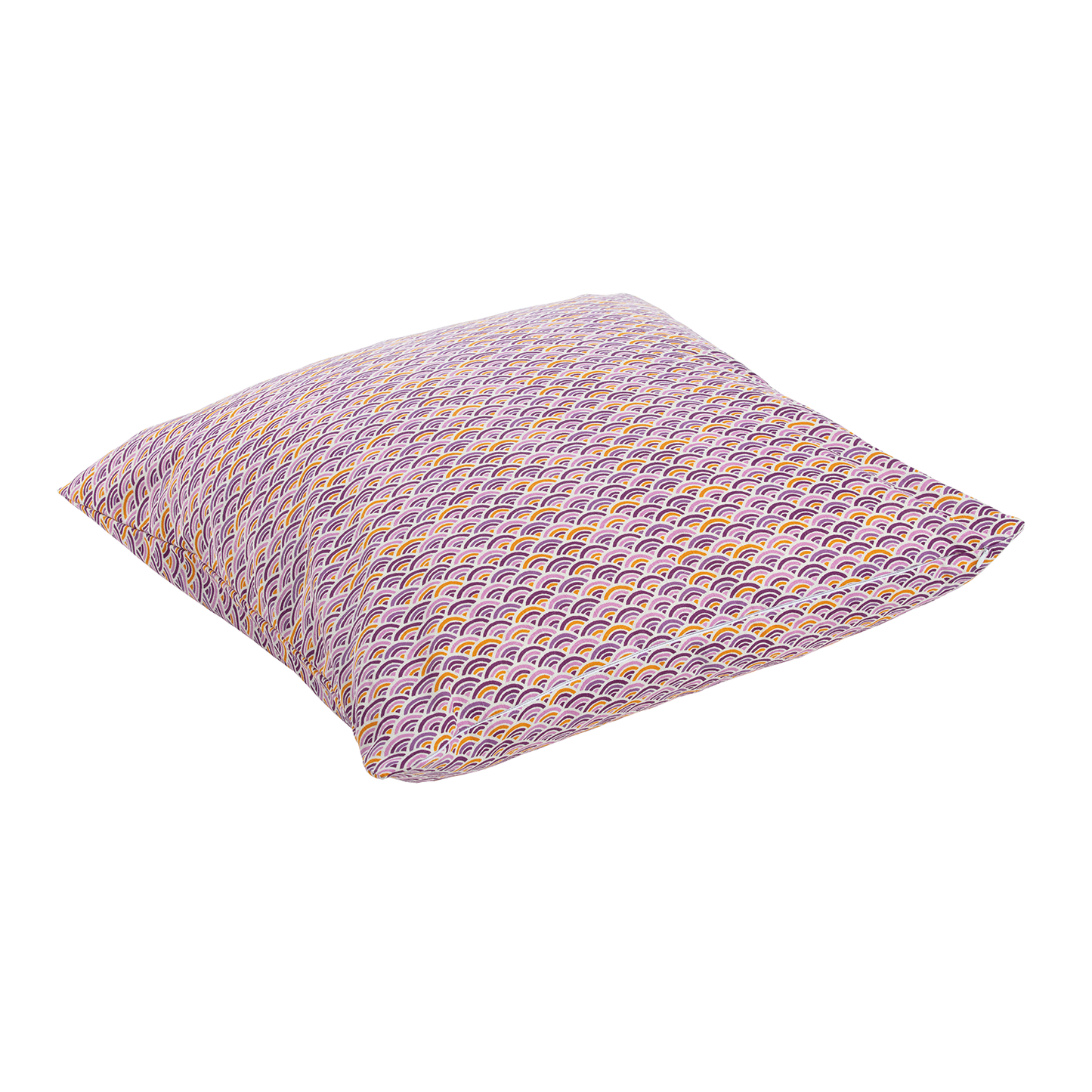 J-Life Colorful Seika Ha Purple Zabuton Floor Pillow