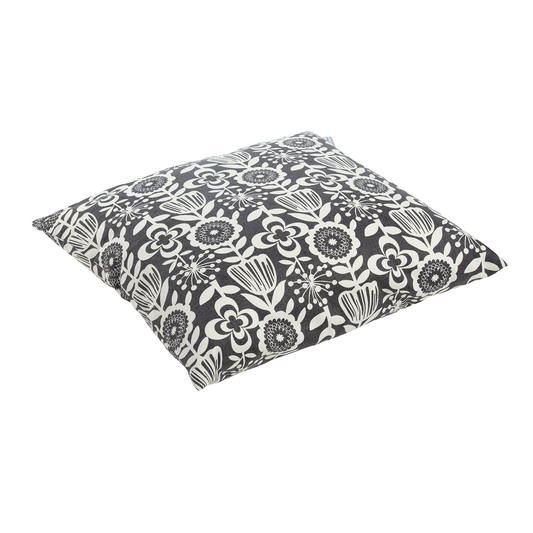 J-Life Saku Black Zabuton Floor Pillow