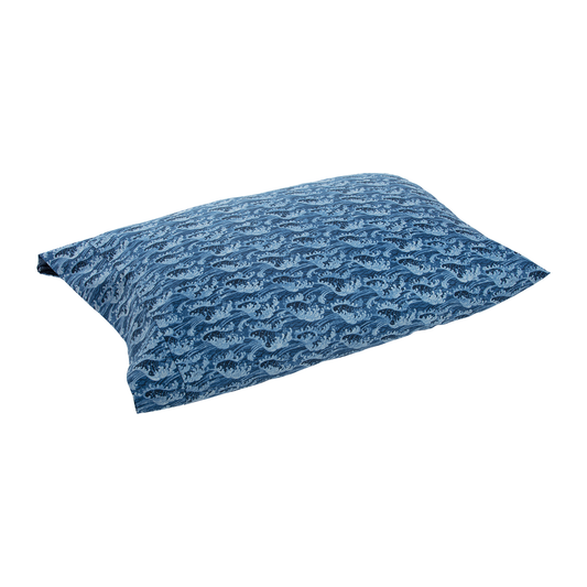 J-Life Tidal Wave Blue Pillowcase