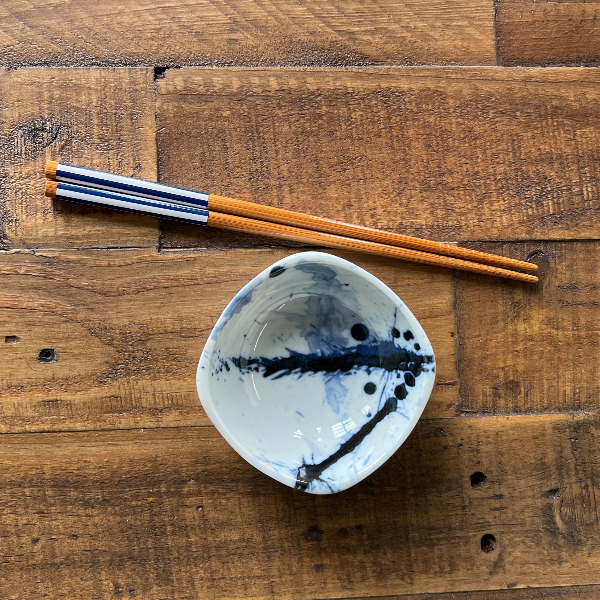 Chopsticks Set Bamboo Waka Blue/White_Lifestyle_Dining