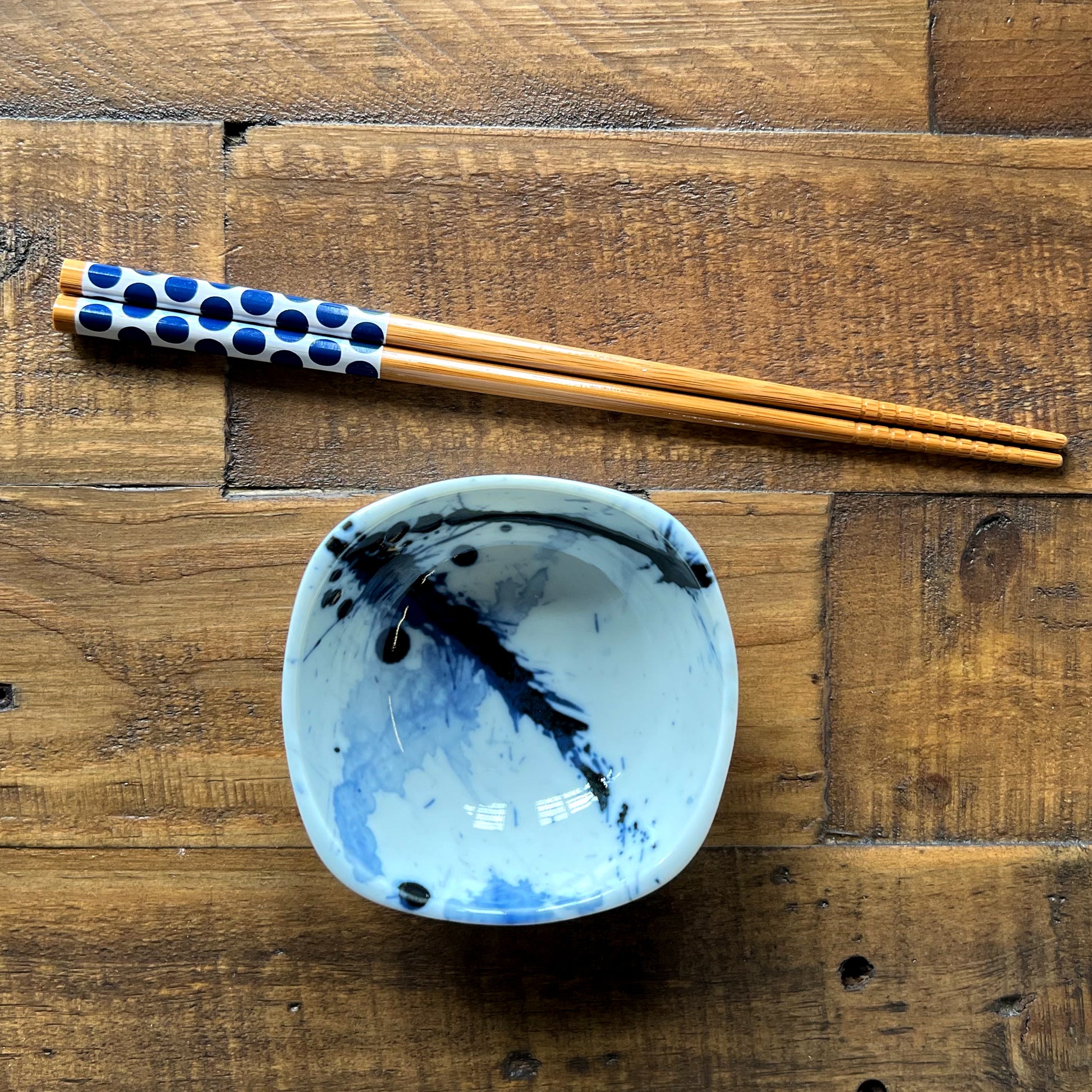 Terra Distribution Premium Japanese Chopsticks Reusable 2prs Set [ Made in Japan ] Traditional Lacquer Art Wooden Chopsticks B (modern Style YE/RD(2KR014))