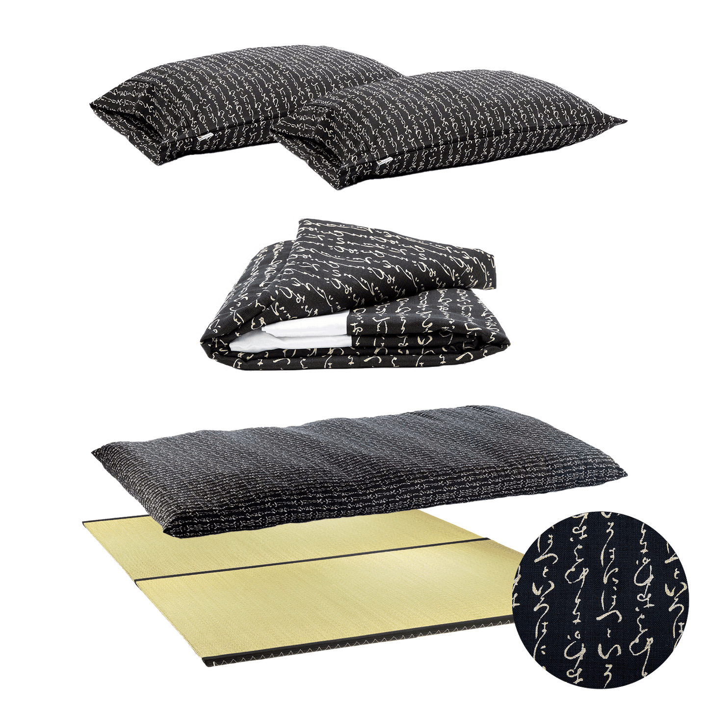 Complete Shikifuton Tatami Mat Bundle - Queen Size