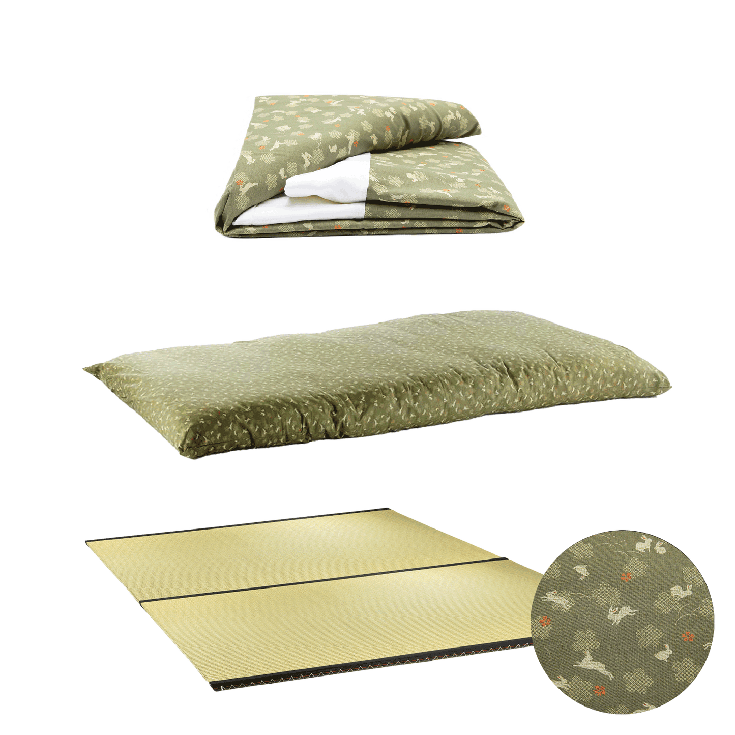Complete Shikifuton Tatami Mat Bundle - Queen Size