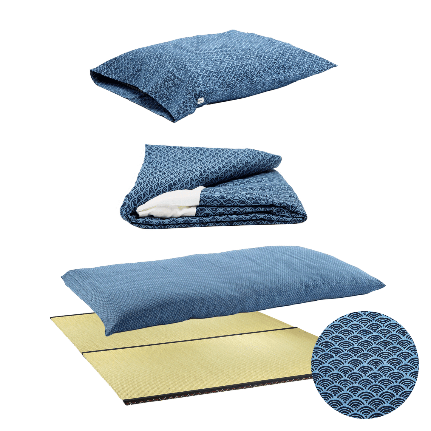 Complete Shikifuton Tatami Mat Bundle - Queen Size