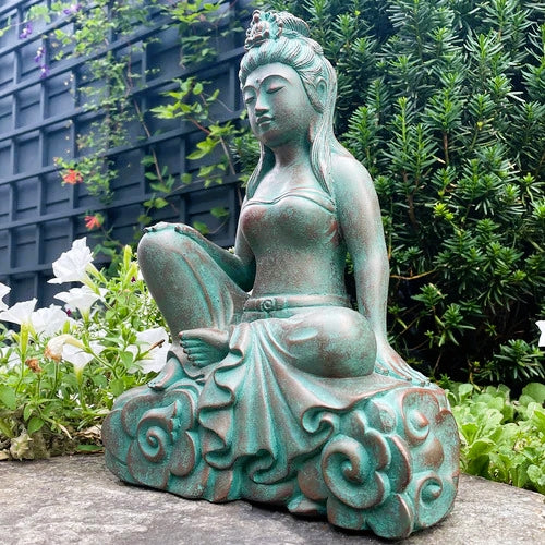 Quan Yin Royal Ease Garden Sculpture_Lifestyle_Home_Japanese Style_Traditional_1_2_3_4_5