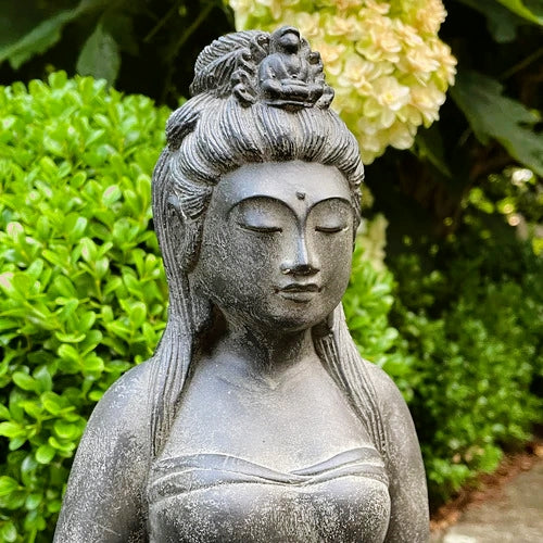 Quan Yin Royal Ease Garden Sculpture_Lifestyle_Home_Japanese Style_Traditional_1_2