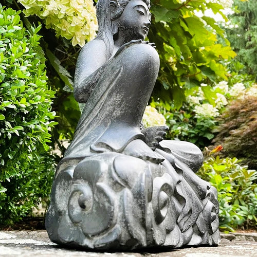 Quan Yin Royal Ease Garden Sculpture_Lifestyle_Home_Japanese Style_Traditional_1_2_3