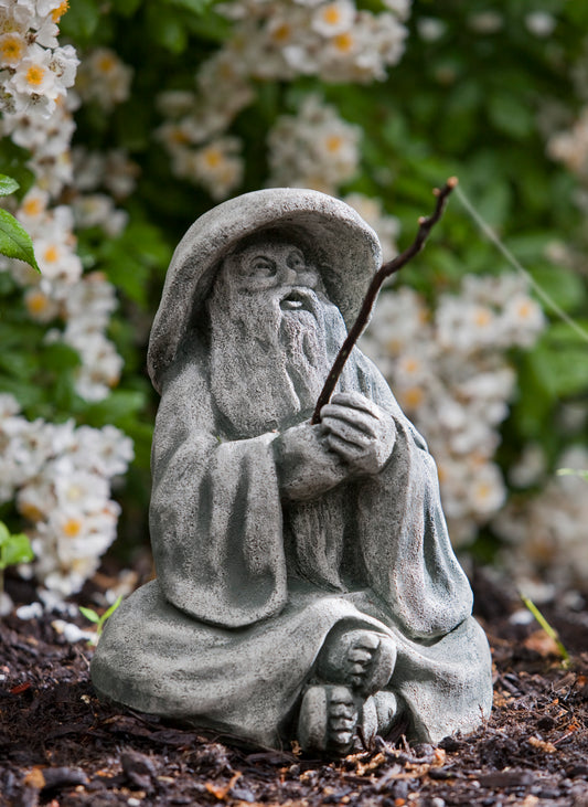 Wise Villager Garden Statue