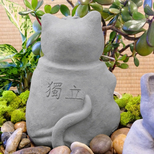 Garden Cat Meditation Statue_Lifestyle_Zen Garden_Japanese Style