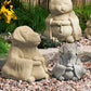 Garden Dog Meditation Statue
