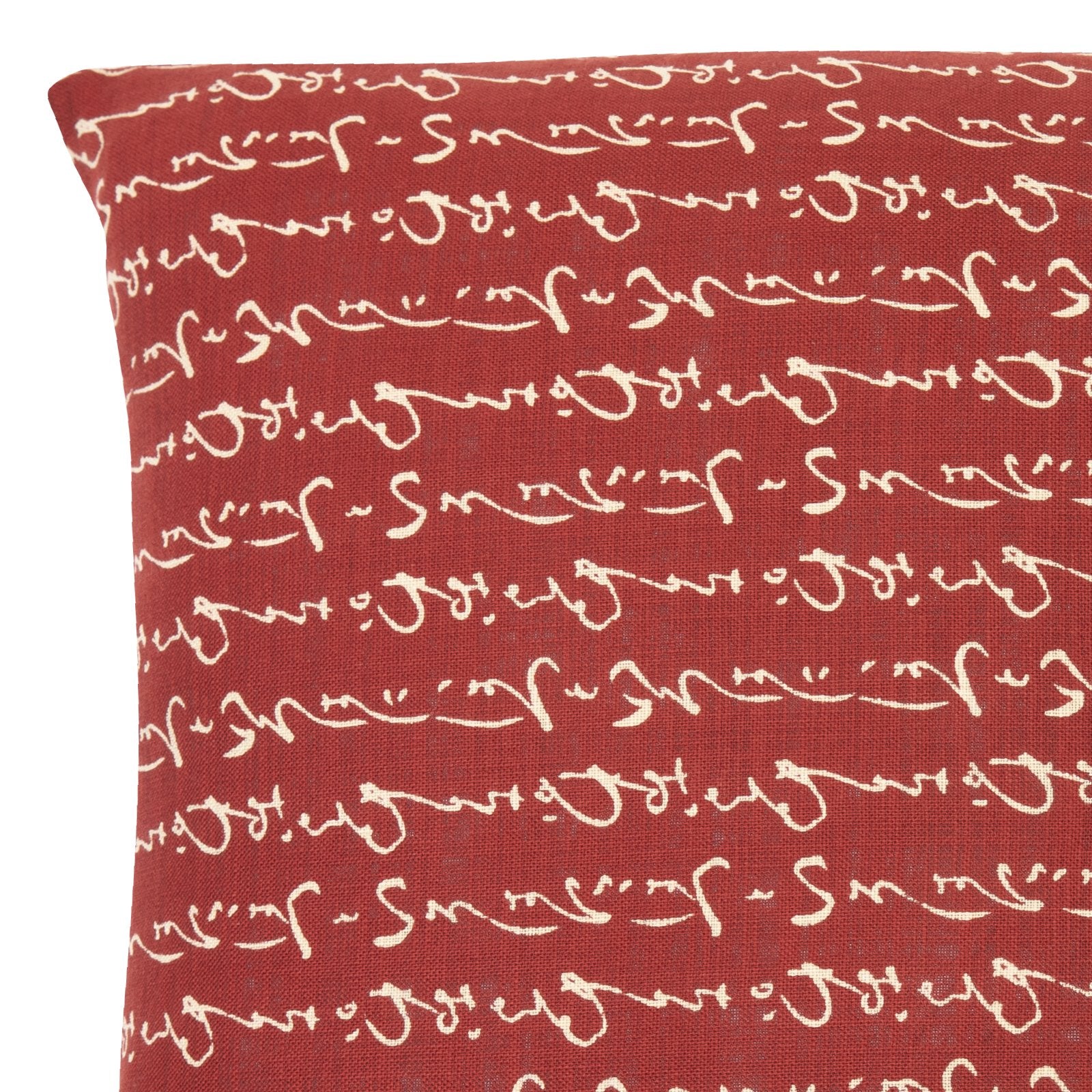 Kanji Red Throw Pillow_Pillows & Shams