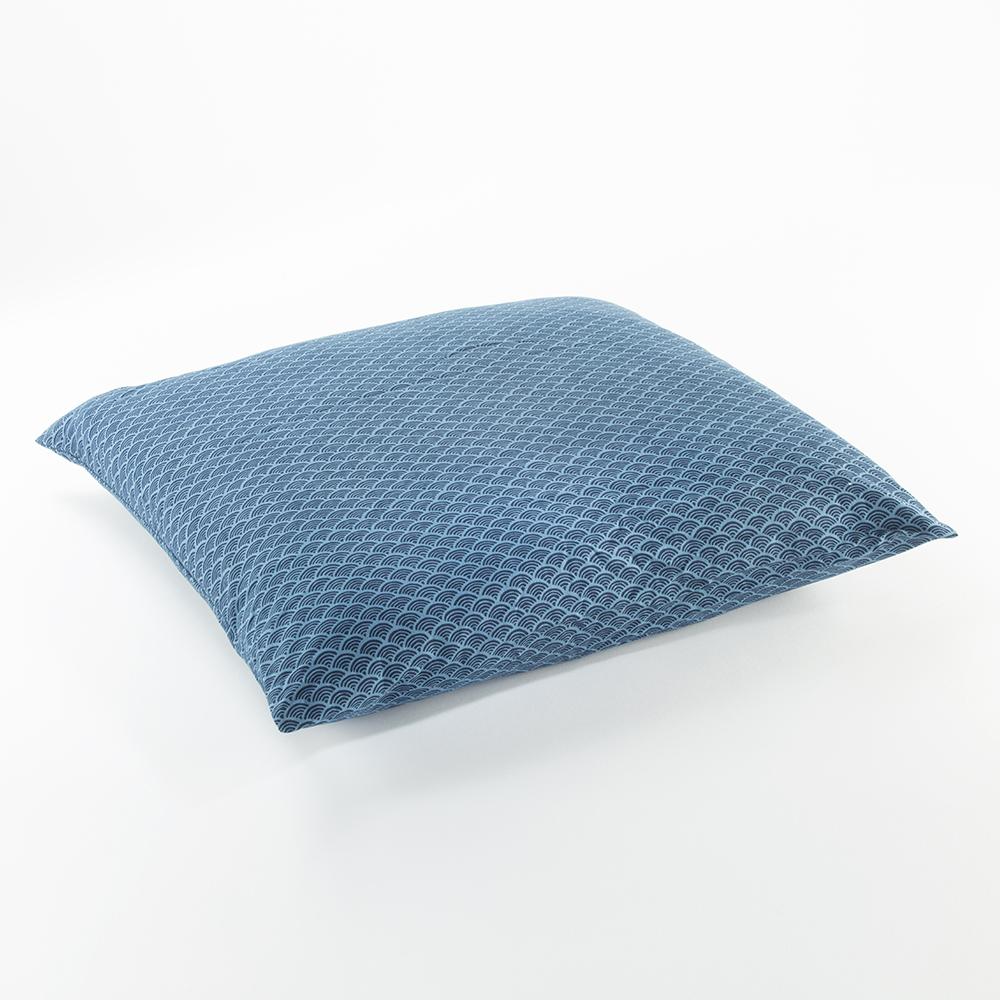 J-Life Nami Blue Zabuton Floor Pillow