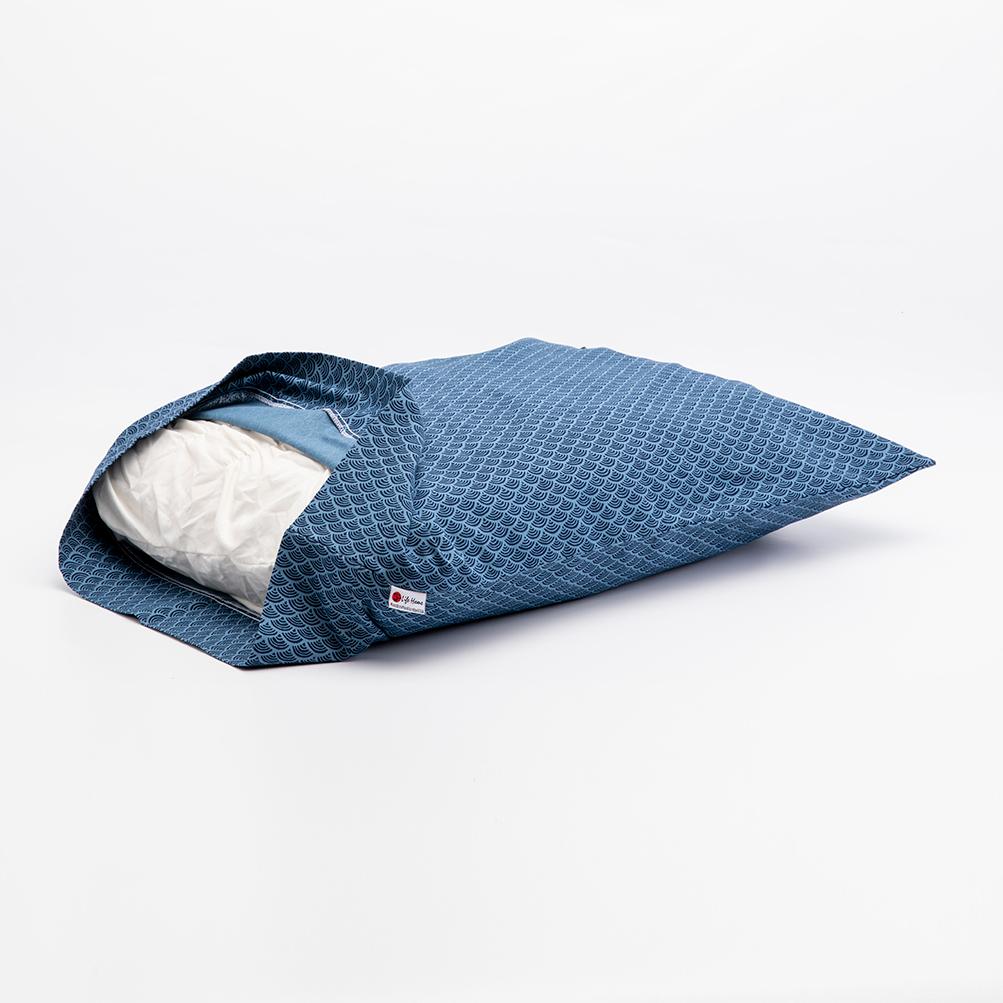 J-Life Nami Blue Pillowcase_Pillows & Shams_Pillowcase