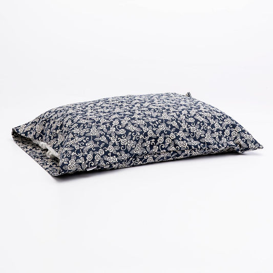 J-Life Hana Navy Pillowcase