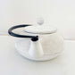 White Cast Iron Teapot_Lifestyle_Dining_Japanese Home_Traditional