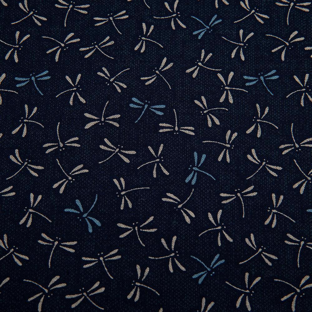 Imported Japanese Fabric - Tombo Navy_Fabric_Imported from Japan_100% Cotton_Japanese Sleep System