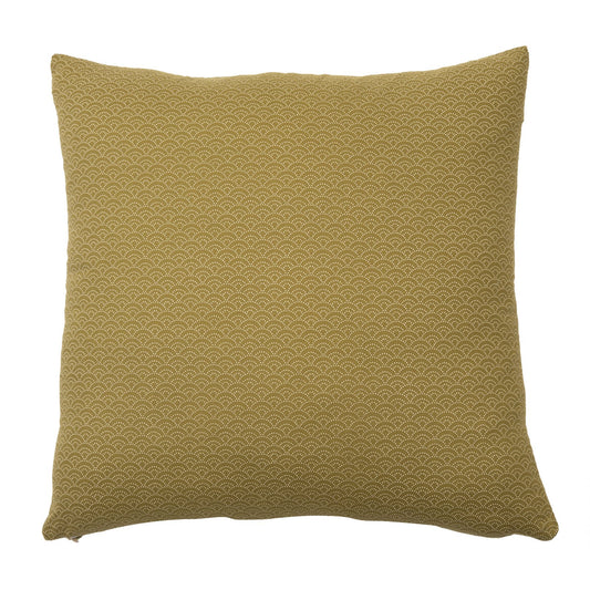 Seikai Ha Green Throw Pillow