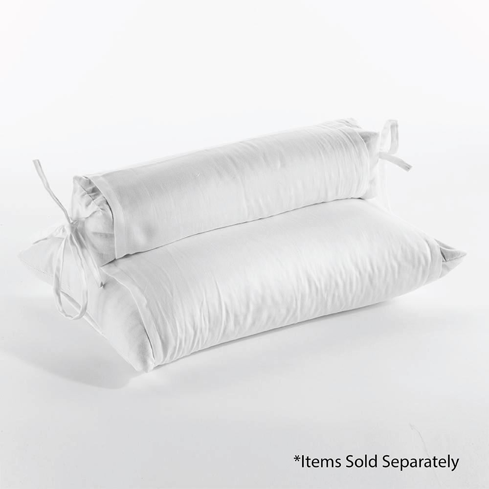 J-Life Solid White Buckwheat Hull Pillow