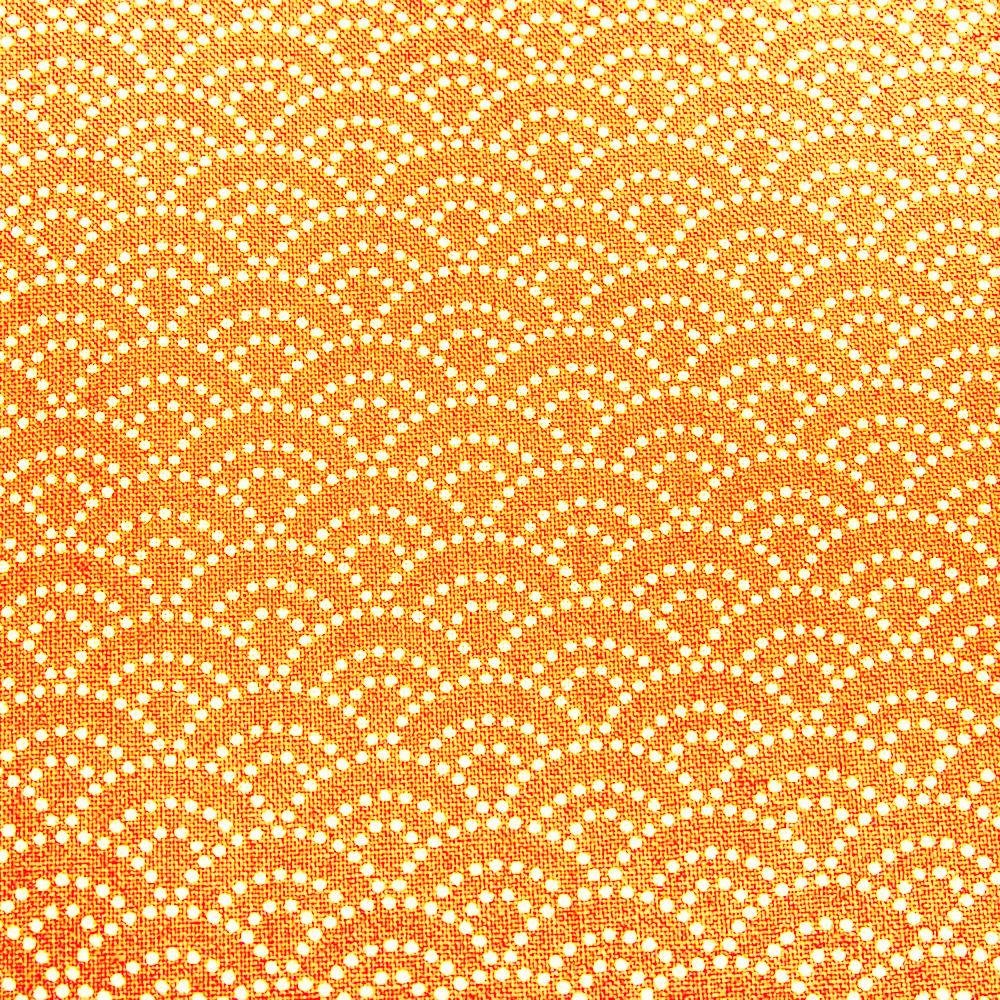 Imported Japanese Fabric Seikai Ha orange