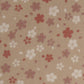 Shiki Futon Cherry Blossom Tan Removable COVER ONLY